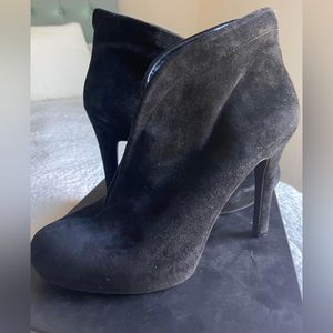 Jessica Simpson Velvet booties (no box)